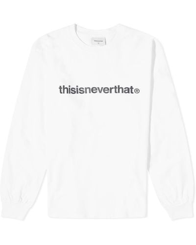 thisisneverthat T-Logo Long Sleeve T-Shirt - White