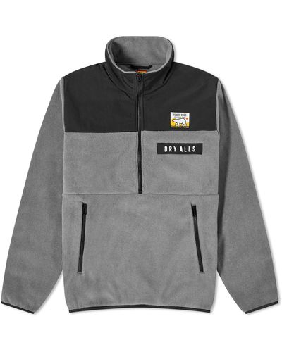 Human Made Fleece Half-Zip Jacket - Gray