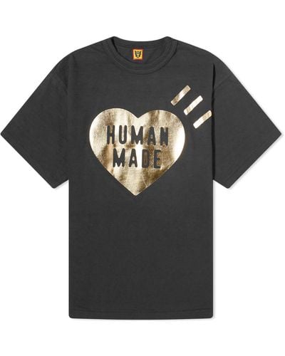 Human Made Metallic Heart T-Shirt - Black