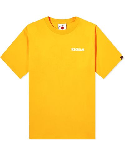 ICECREAM We Serve It Best T-Shirt - Yellow