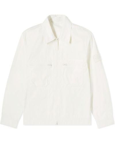 Stone Island Ghost Ventile Shirt Jacket - White