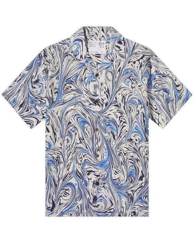 Space Available Recycled Bottle Vacation Shirt - Blue