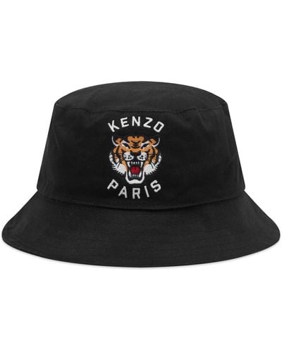 KENZO Tiger Bucket Hat - Black