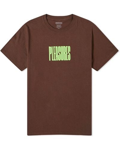 Pleasures Master T-Shirt - Brown