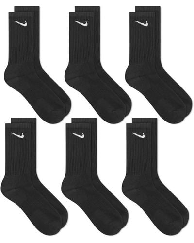 Nike Cotton Cushion Crew Sock - Black