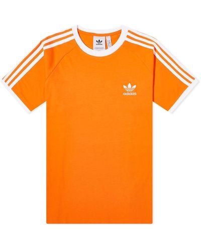 adidas 3 Stripes T-Shirt - Orange
