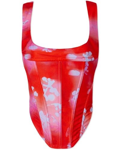 Miaou Cambpell Corset - Red