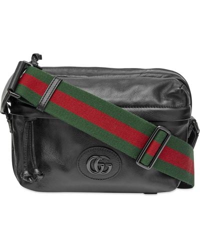 Gucci Gg Logo Camera Bag - Black