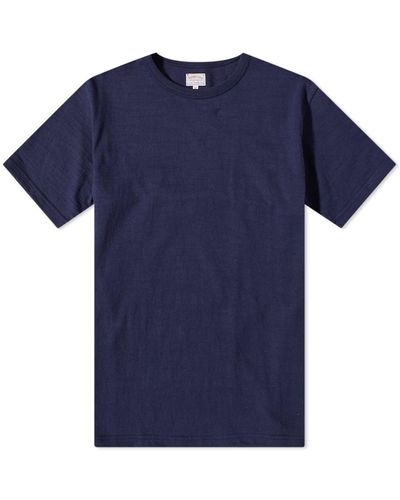 The Real McCoys Joe Mccoy Loopwheel Athletic T-shirt - Blue