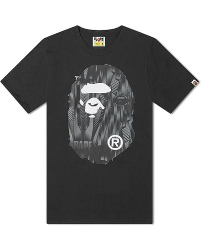 A Bathing Ape Speed Racer Big Ape Head T-Shirt - Black