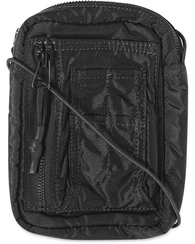 Maharishi Ma Pocket Pouch Cross Body Bag - Black