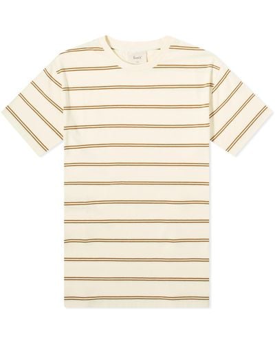 Forét Ferry Stripe T-Shirt - Natural