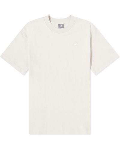 New Balance Nb Athletics Jersey T-Shirt - White