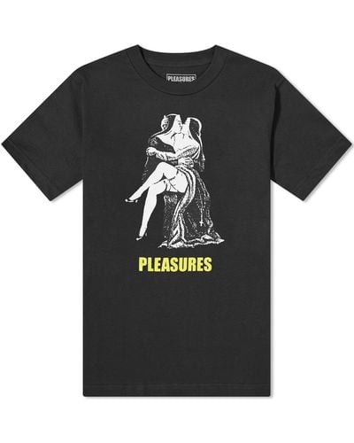 Pleasures French Kiss T-Shirt - Black