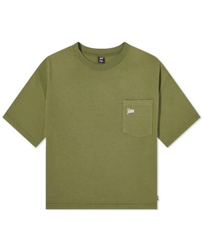 PATTA Boxy Pocket T-Shirt - Green