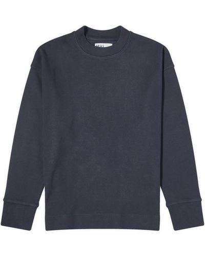MHL by Margaret Howell Thermal Crew Sweat - Blue