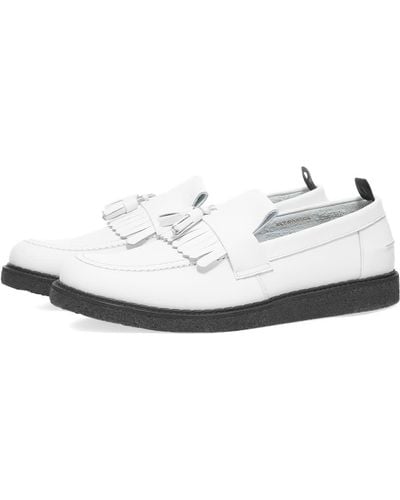 Fred Perry X George Cox Tassel Loafer - White