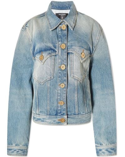 Balmain Denim Jacket - Blue