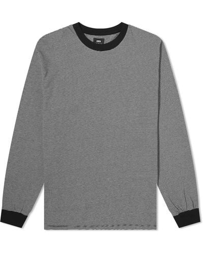Edwin Long Sleeve Adam T-Shirt - Gray