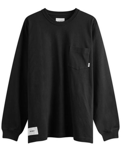 WTAPS 12 Long Sleeve Printed T-Shirt - Black
