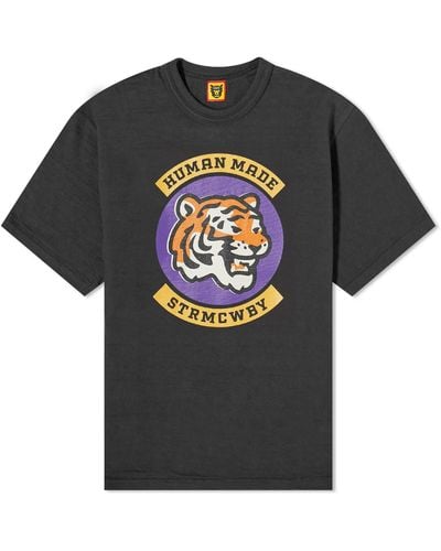 Human Made Tiger Crest T-Shirt - Black