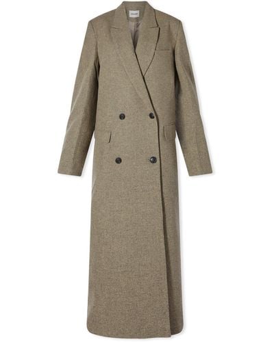 Low Classic Double Long Coat - Natural