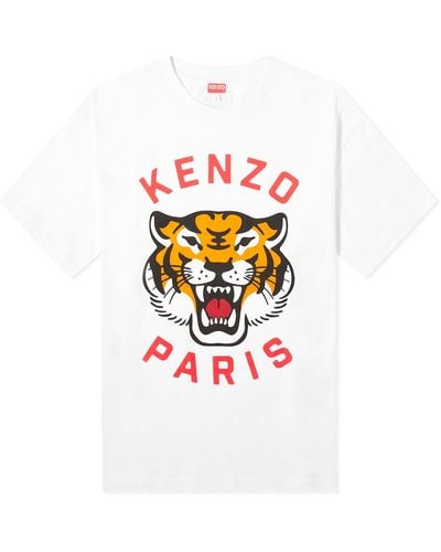 KENZO Lucky Tiger Oversized T-Shirt - White