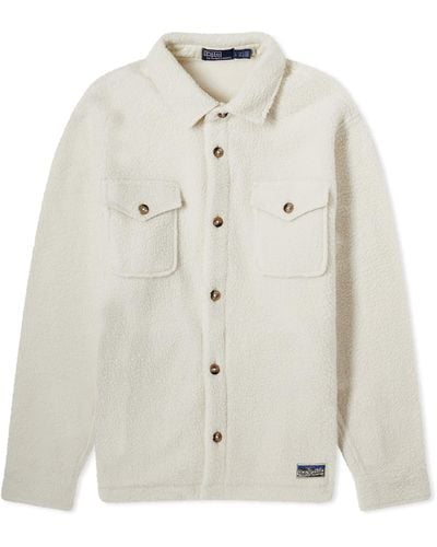 Polo Ralph Lauren Fleece Overshirt - White