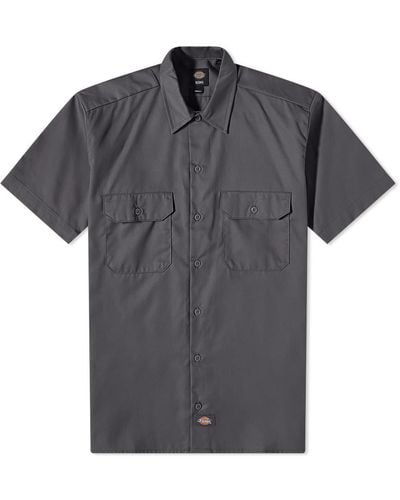 Dickies Short Sleeve Work Shirt - Gray