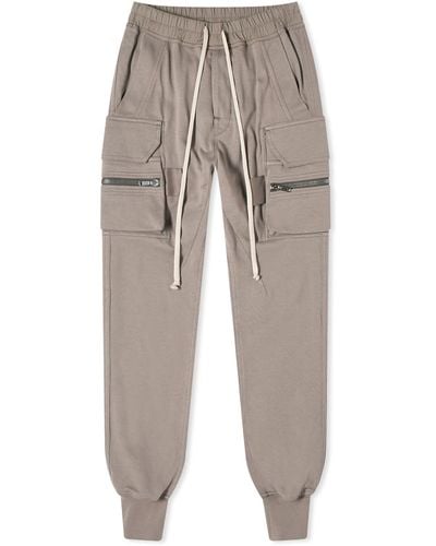 Rick Owens Mastodon Cargo Trousers - Grey