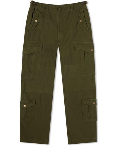 FRIZMWORKS Jungle Cloth Field Cargo Trousers - Green