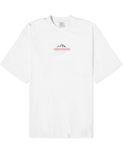 Vetements Spring Water Logo T-Shirt - White