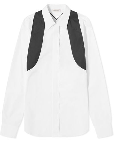 Alexander McQueen Half Charm Harness Shirt - White
