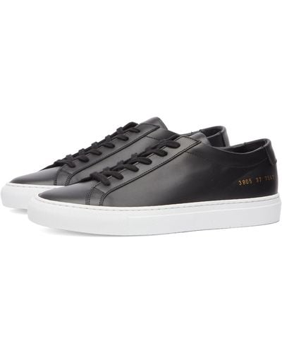 Common Projects By Common Projects Original Achilles Low Sole Sneakers - Black