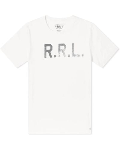 RRL Graphic Logo T-Shirt - White