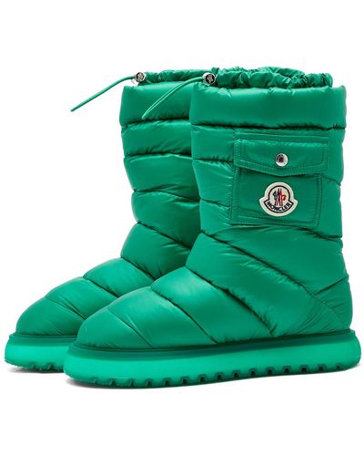 Moncler Gaia Pocket Mid Padded Boot - Green