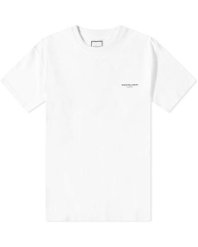 WOOYOUNGMI Basic Back Logo T-shirt - White