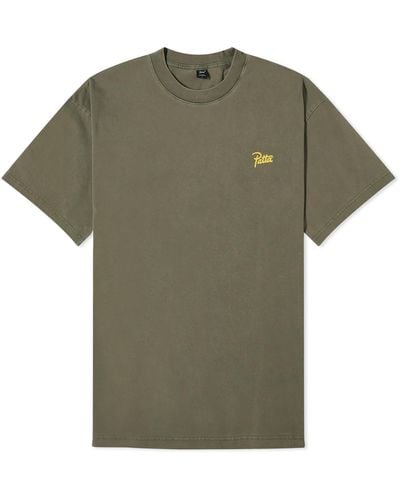 PATTA Reflect And Manifest Washed T-Shirt - Green
