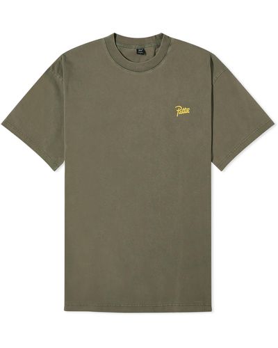 PATTA Reflect And Manifest Washed T-Shirt - Green