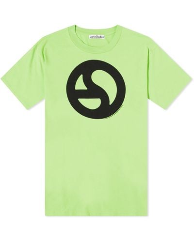Acne Studios Everest Logogram T-Shirt - Green