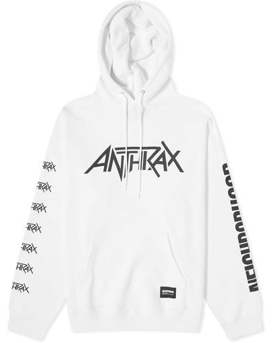 Neighborhood Anthrax Pullover Hoodie - White