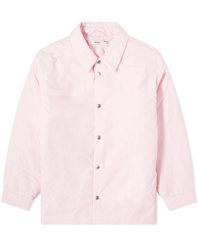 PANGAIA Flwrdwn Midweight Shirt Jacket - Pink