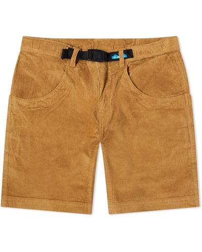 Kavu Chilli Cord Shorts - Orange