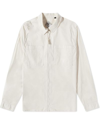 Barbour Beacon Zip Overshirt - White