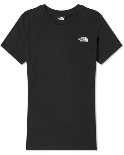 The North Face Simple Dome Short Sleeve T-Shirt - Black