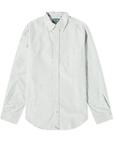 Gitman Vintage Button Down Brush Oxford Shirt - White