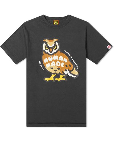 Human Made Owl T-shirt - Gray