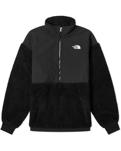 The North Face Platte Sherpa 1/4 Zip - Black