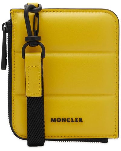 Moncler Flat Small Wallet - Yellow