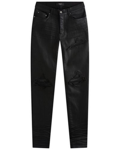 Amiri Waxed Mx1 Jeans - Black